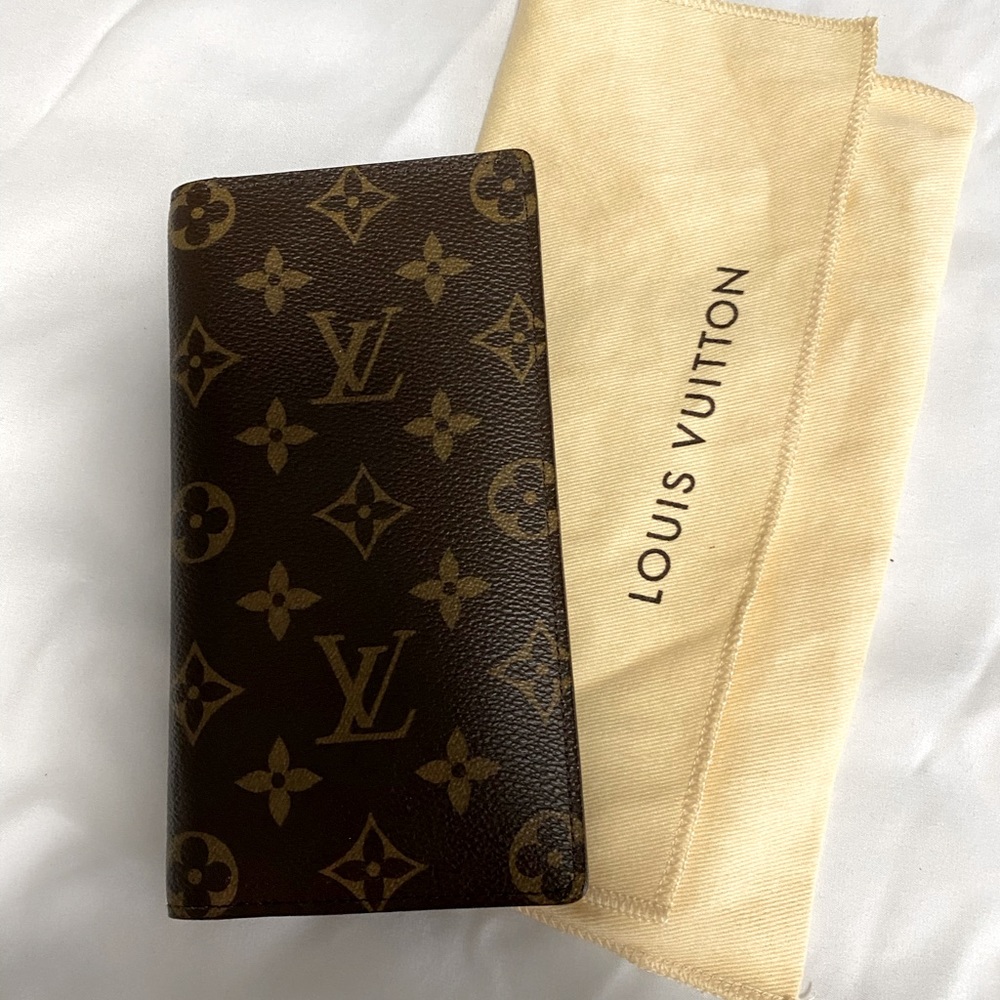 Louis Vuitton Monogram Bifold Long Check book